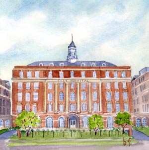 Old City Hospital - Painting By Forrest Gallery