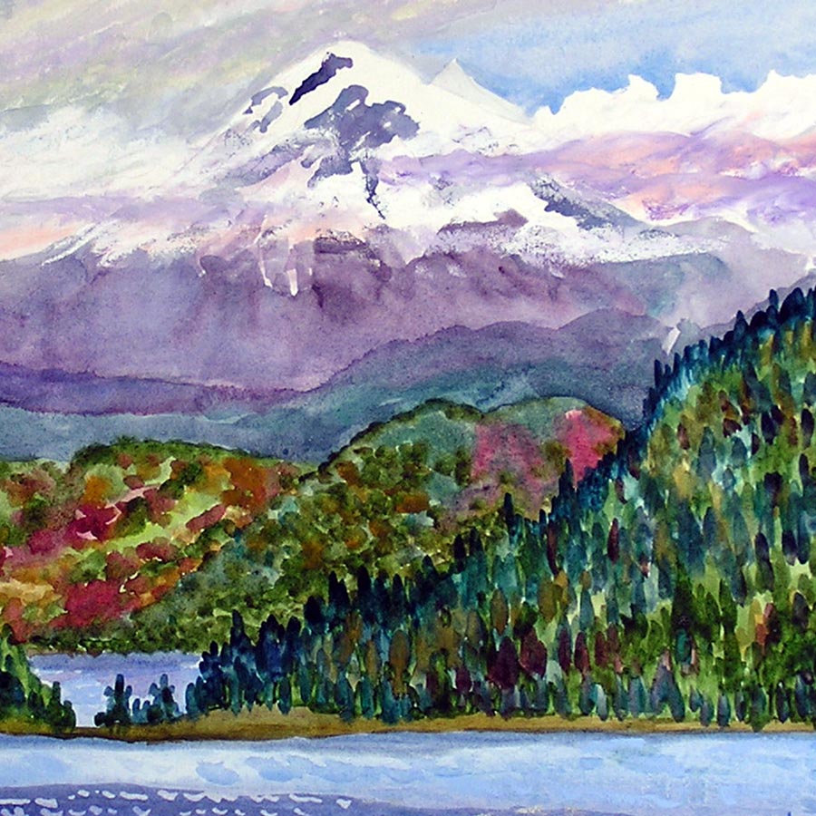 Mt. Baker - Painting by Forrest Gallery