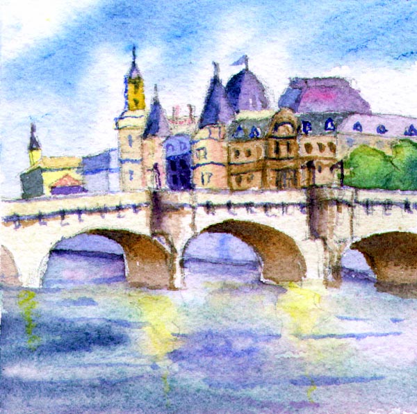 Pont Neuf - Painting by Forrest Gallery